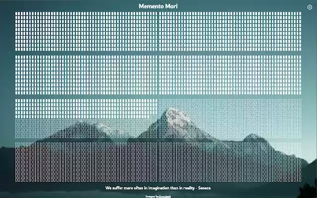 Memento Mori New Tab from Chrome web store to be run with OffiDocs Chromium online Memento Mori New Tab from Chrome web store to be run with OffiDocs Chromium online