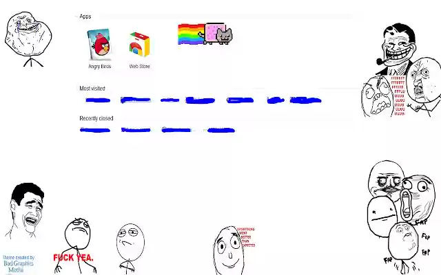 Meme Theme  from Chrome web store to be run with OffiDocs Chromium online