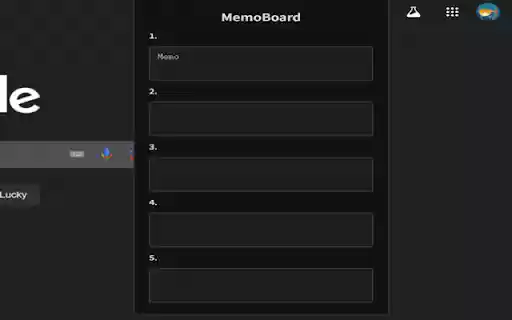 MemoBoard  from Chrome web store to be run with OffiDocs Chromium online