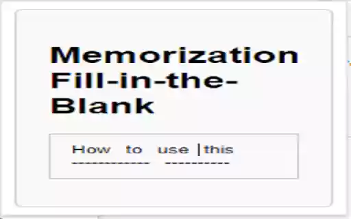 Memorization  from Chrome web store to be run with OffiDocs Chromium online