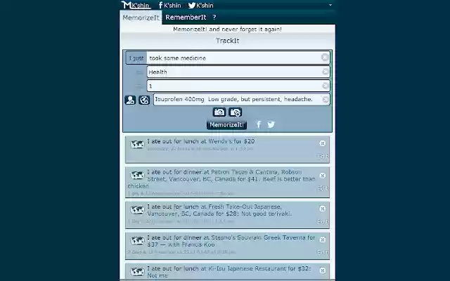 MemorizeIt! from Chrome web store to be run with OffiDocs Chromium online MemorizeIt! from Chrome web store to be run with OffiDocs Chromium online