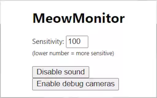 MeowMonitor  from Chrome web store to be run with OffiDocs Chromium online