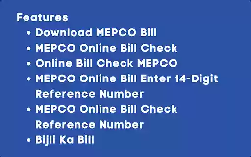 MEPCO Bill MEPCO Bill Online Check from Chrome web store to be run with OffiDocs Chromium online MEPCO Bill MEPCO Bill Online Check from Chrome web store to be run with OffiDocs Chromium online