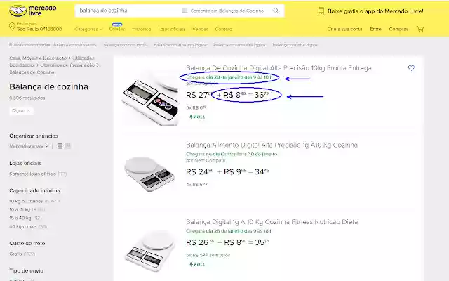 Mercado Livre Plus  from Chrome web store to be run with OffiDocs Chromium online