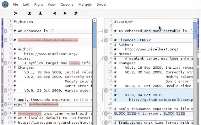 Mergely from Chrome web store to be run with OffiDocs Chromium online Mergely from Chrome web store to be run with OffiDocs Chromium online