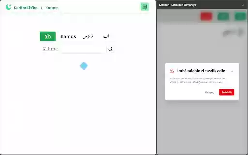 Mesdan Latinîden Osmanîye  from Chrome web store to be run with OffiDocs Chromium online