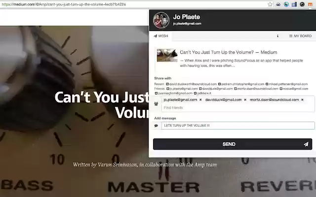 MESHBOARD  from Chrome web store to be run with OffiDocs Chromium online