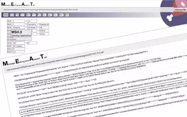 Message Editor and Analysis Tool  from Chrome web store to be run with OffiDocs Chromium online