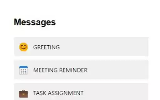 Message Selector  from Chrome web store to be run with OffiDocs Chromium online