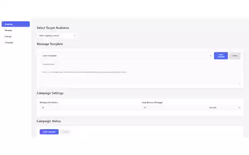 Messenger Connector | Bulk Message Sender for FB  from Chrome web store to be run with OffiDocs Chromium online