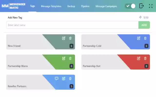Messenger Matic Messenger CRM  from Chrome web store to be run with OffiDocs Chromium online