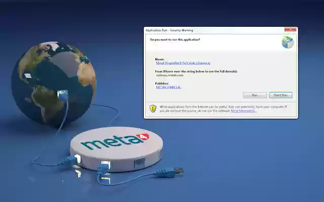 Meta4 ClickOnce Launcher  from Chrome web store to be run with OffiDocs Chromium online