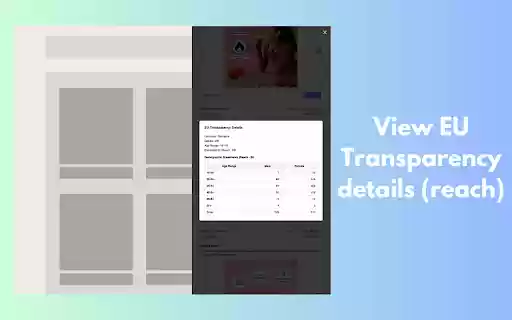 Meta Ad Library Viewer  from Chrome web store to be run with OffiDocs Chromium online