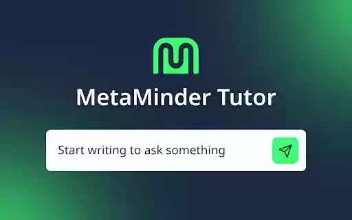 Metaminder AI Tutor  from Chrome web store to be run with OffiDocs Chromium online