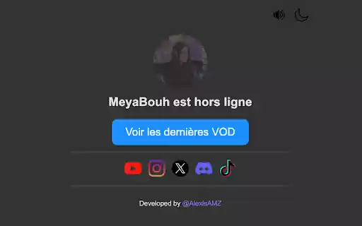 MeyaBouh Twitch Notifications  from Chrome web store to be run with OffiDocs Chromium online
