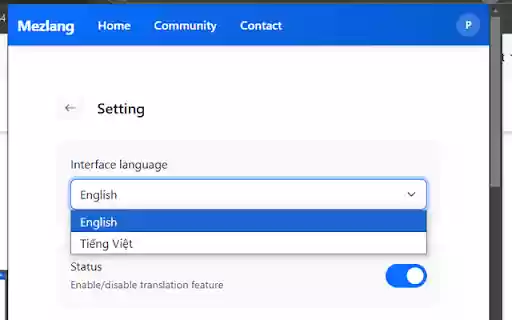 Mezlang Learn Languages Through Social Media  from Chrome web store to be run with OffiDocs Chromium online