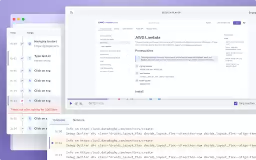 Middleware Synthetic Recorder  from Chrome web store to be run with OffiDocs Chromium online