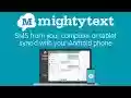 MightyText SMS from PC  Text from Computer  from Chrome web store to be run with OffiDocs Chromium online