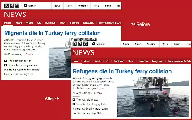 Migrants or Refugees? from Chrome web store to be run with OffiDocs Chromium online Migrants or Refugees? from Chrome web store to be run with OffiDocs Chromium online