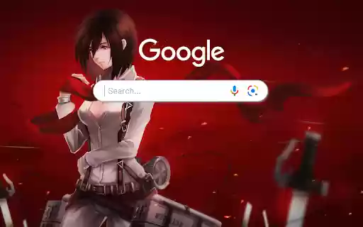 Mikasa Attack on Titan Anime Theme  from Chrome web store to be run with OffiDocs Chromium online