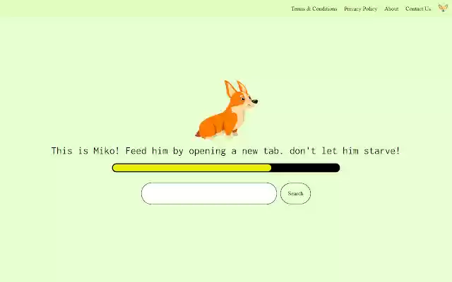 Miko New Tab  from Chrome web store to be run with OffiDocs Chromium online