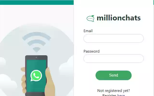 Millionchats  from Chrome web store to be run with OffiDocs Chromium online