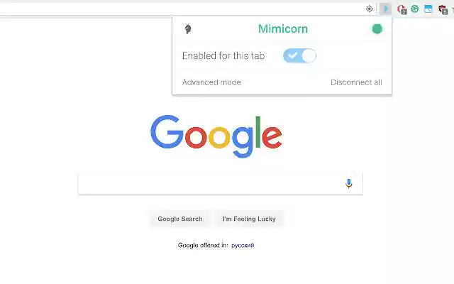 Mimicorn  from Chrome web store to be run with OffiDocs Chromium online
