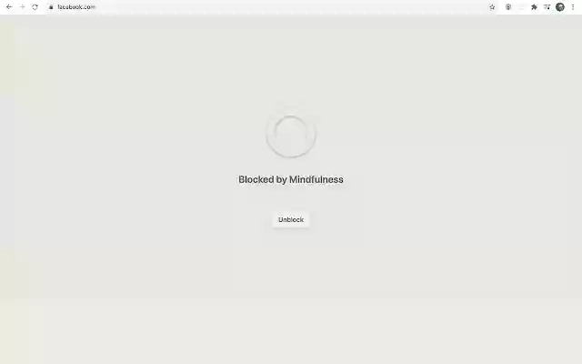 Mindfulness: Drag you back into here and now  from Chrome web store to be run with OffiDocs Chromium online
