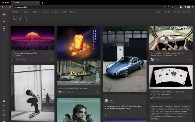 Mindi  from Chrome web store to be run with OffiDocs Chromium online