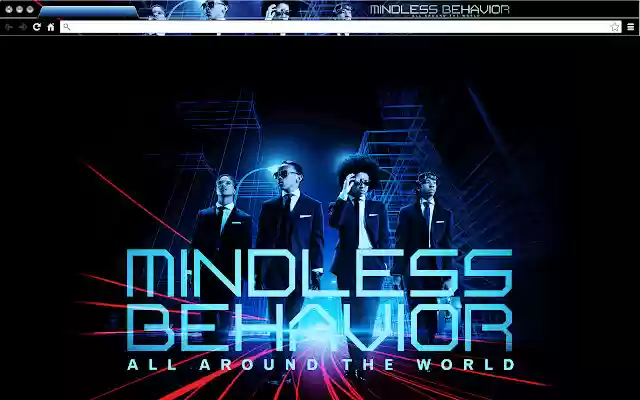 Mindless Behavior Theme  from Chrome web store to be run with OffiDocs Chromium online