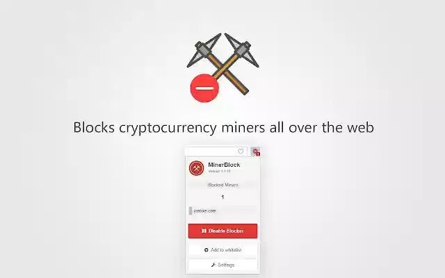 minerBlock  from Chrome web store to be run with OffiDocs Chromium online
