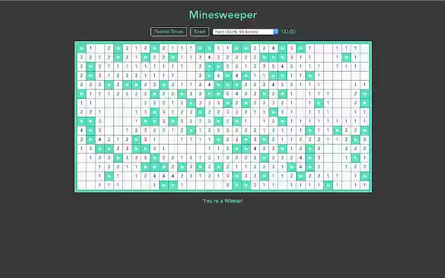 Minesweeper Extension  from Chrome web store to be run with OffiDocs Chromium online