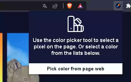 Min eye dropper  from Chrome web store to be run with OffiDocs Chromium online