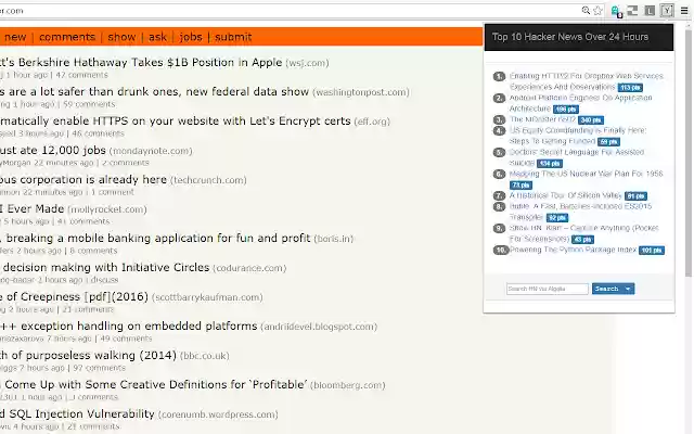 Minimal Hacker News from Chrome web store to be run with OffiDocs Chromium online Minimal Hacker News from Chrome web store to be run with OffiDocs Chromium online