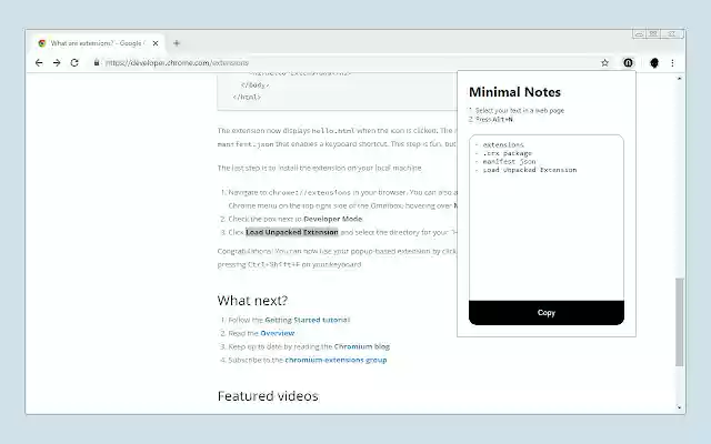 Minimal Notes from Chrome web store to be run with OffiDocs Chromium online Minimal Notes from Chrome web store to be run with OffiDocs Chromium online