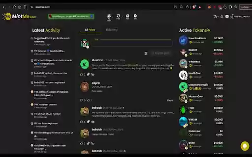 MintMe Content Filter  from Chrome web store to be run with OffiDocs Chromium online