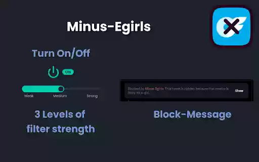 Minus Egirls  from Chrome web store to be run with OffiDocs Chromium online