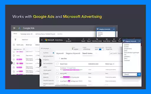 MirachSEM — PPC tools  from Chrome web store to be run with OffiDocs Chromium online