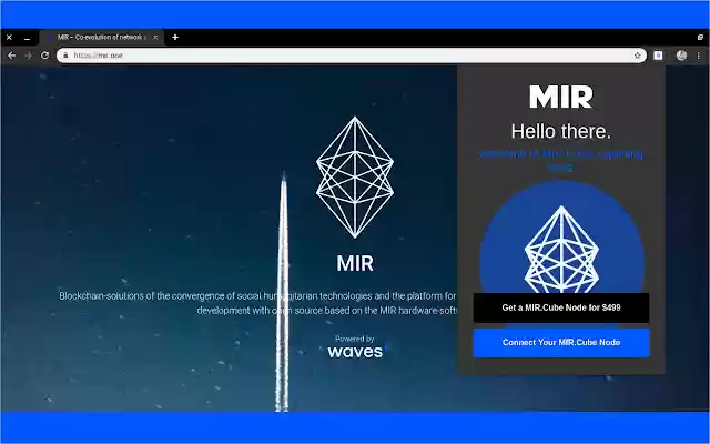 MIR.Cube Lightning Node  from Chrome web store to be run with OffiDocs Chromium online