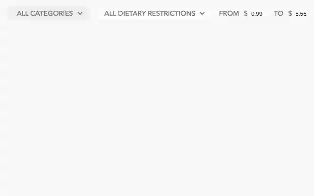Missing Fooda filters  from Chrome web store to be run with OffiDocs Chromium online