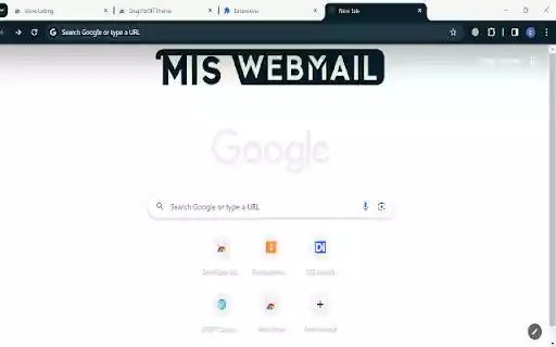 Miswebmail Theme  from Chrome web store to be run with OffiDocs Chromium online