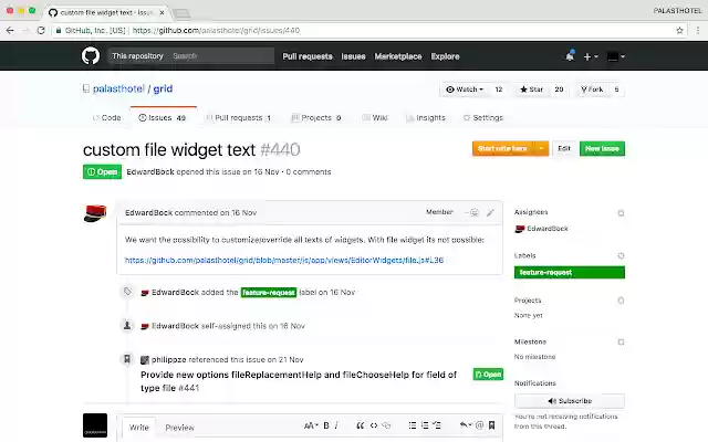 mite.watch for GitHub and GitLab from Chrome web store to be run with OffiDocs Chromium online mite.watch for GitHub and GitLab from Chrome web store to be run with OffiDocs Chromium online