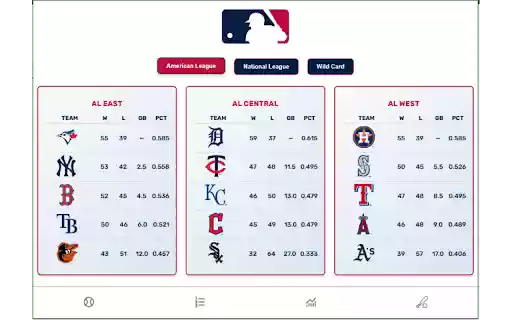 MLB Scoreboard  from Chrome web store to be run with OffiDocs Chromium online