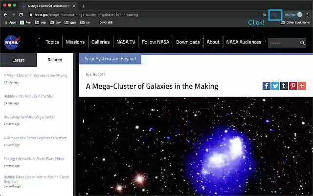 mlnl.me  from Chrome web store to be run with OffiDocs Chromium online