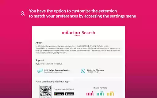 MMarine Online Instant Search  from Chrome web store to be run with OffiDocs Chromium online