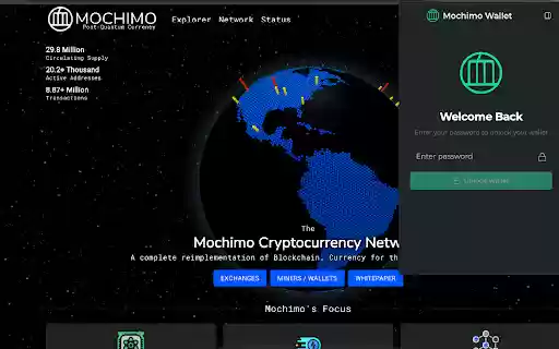 Mochimo Wallet  from Chrome web store to be run with OffiDocs Chromium online
