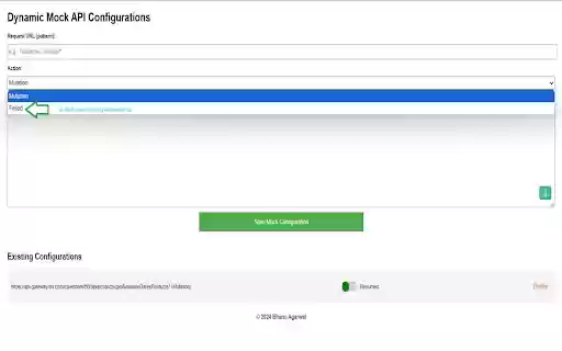 Mock API Responses  from Chrome web store to be run with OffiDocs Chromium online