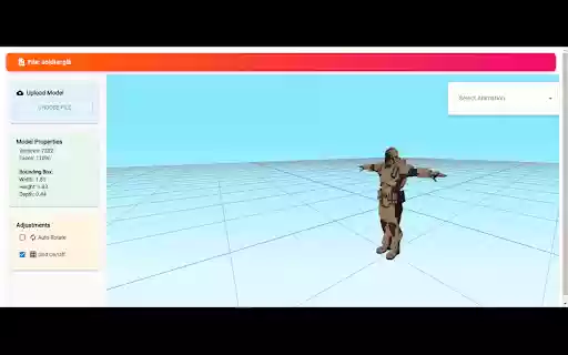 Model ViewerX  from Chrome web store to be run with OffiDocs Chromium online