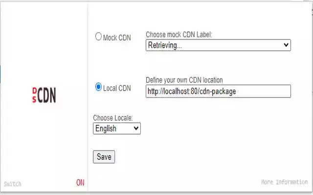 Modify DS CDN  from Chrome web store to be run with OffiDocs Chromium online