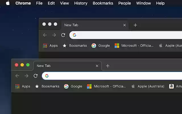 Mojave Dark Mode  from Chrome web store to be run with OffiDocs Chromium online
